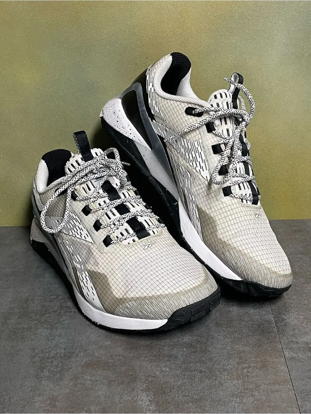 Reebok Nano X1 Women's Training Adventure Shoes Gray/Black/White Size 7.5